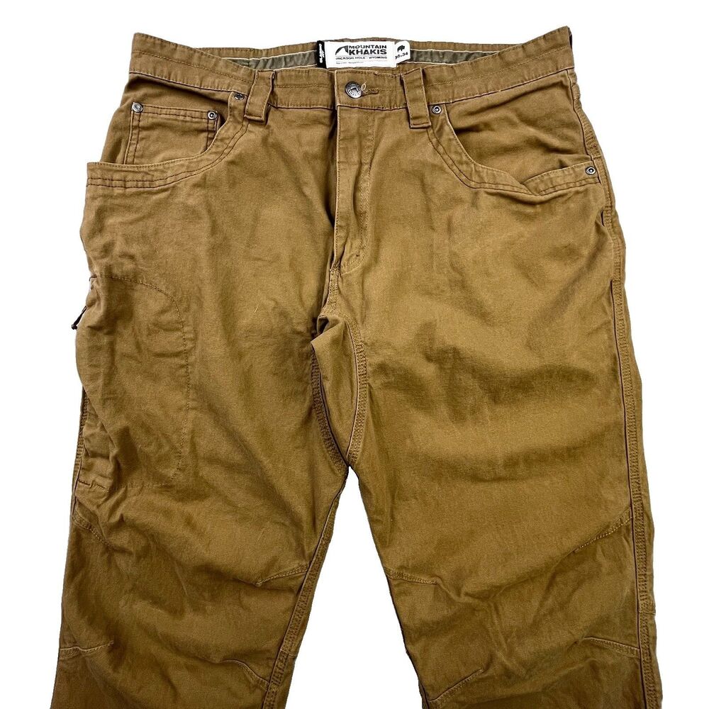 Mountain Khakis Camber 106 Pant Mens 36x34 (Fits 36x31) Brown Classic Hiking